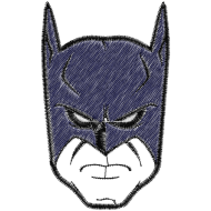 Matriz de Bordado Mascara Batman